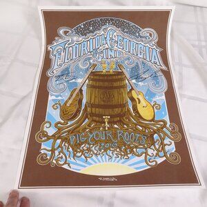 Authentic Florida Georgia Line “Dig Your Roots” Tour poster hand-autographed by